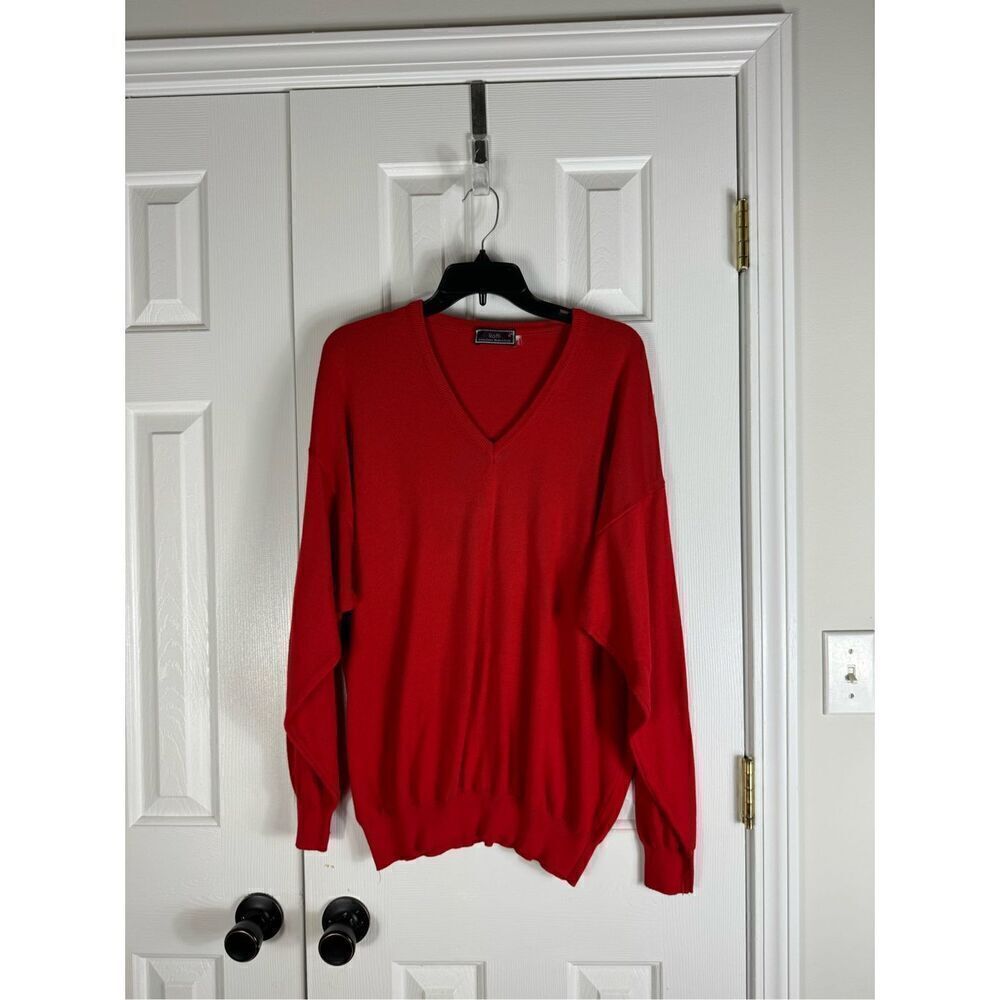 Raffi Italy Linea Uomo Red Sweater Size L
